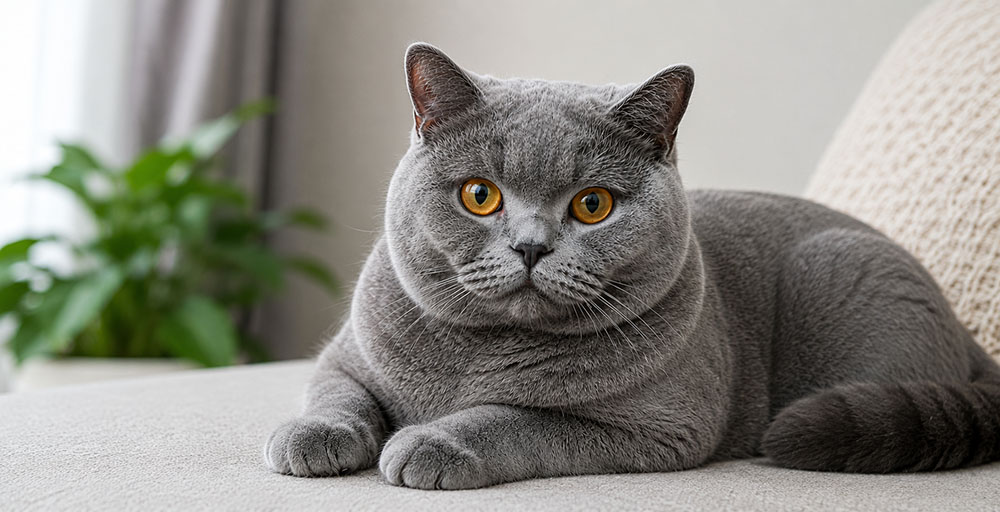 Британская короткошерстная кошка Британская короткошерстная кошка